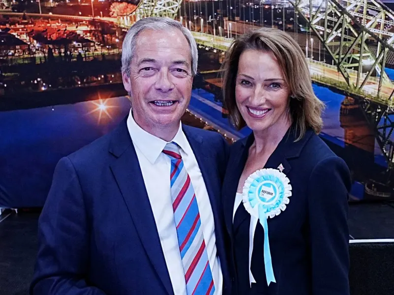 Nigel Farage’s Reform MP Sarah Pochin bankrolled by waste boss who did jail time over worker crush death