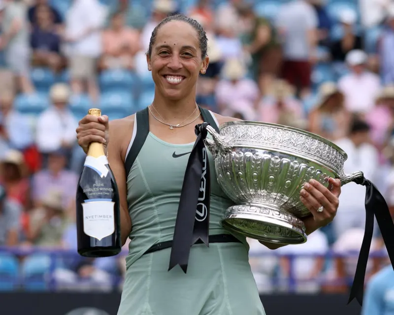 Madison Keys gets Wimbledon boost with Eastbourne title but Osaka faces injury worry