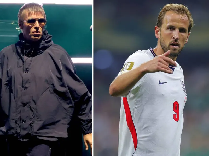 Liam Gallagher teases Harry Kane after England captain loses his voice