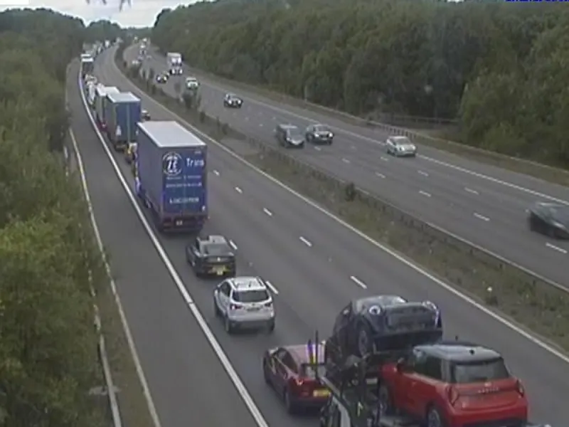 M5 standstill clears near Bristol after multi-vehicle crash
